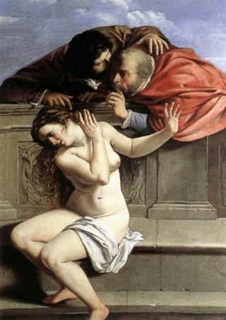 Susanna en de oudsten - Artemisia Gentileschi