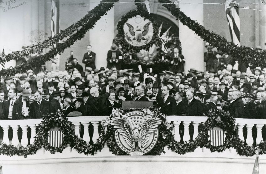 Eerste inauguratie van president Roosevelt, maart 1933