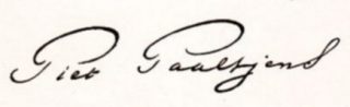 Handtekening van Paaltjens