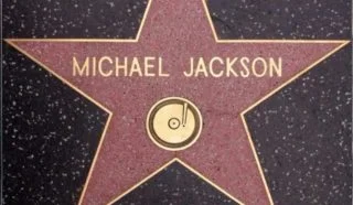 Michael Jacksons ster op de Hollywood Walk of Fame - cc