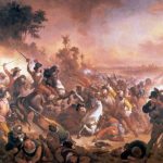 Schilderij van de Tweede Slag bij Guararapes, nabij Pernambuco in 1649, door Victor Meirelles (1879)