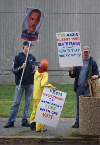 Death Panel-demonstranten, 2009
