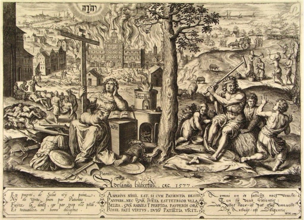 Allegorie over de Spaanse furie. Hans Collaert, 1577, Museum Boijmans Van Beuningen
