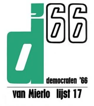 Verkiezingsposter van D'66