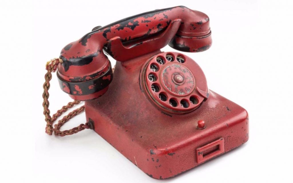 De telefoon van Adolf Hitler - © Alexander Historical Auctions