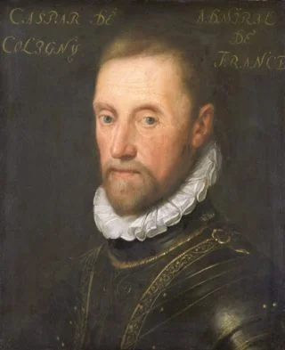 Louise's vader Gaspard de Coligny
