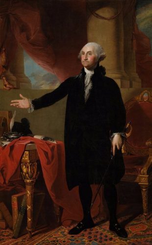 George Washington op het Lansdowne portrait