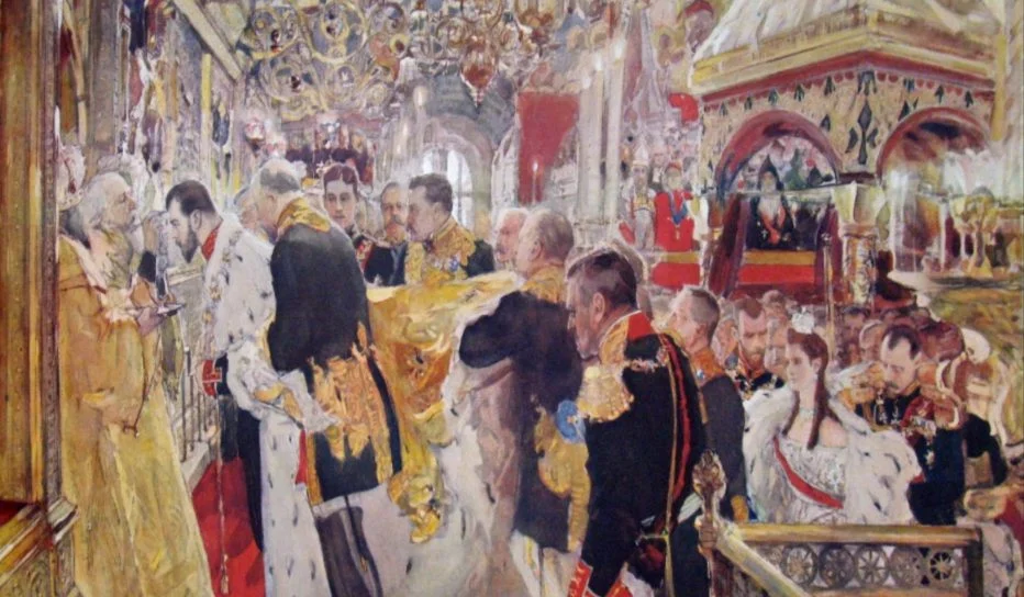 Kroning van Nicolaas II (Valentin Serov)