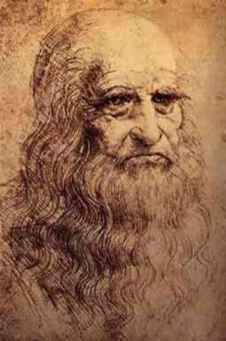 Vermoedelijk zelfportret van Leonardo da Vinci uit ca. 1512-1515
