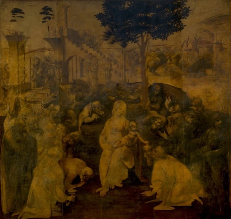 Aanbidding der Wijzen is een onvoltooid schilderij van Leonardo da Vinci uit 1481.