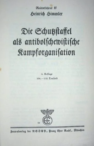De Schutzstaffel als antibolsjewitische strijdmacht (Perkamentus)