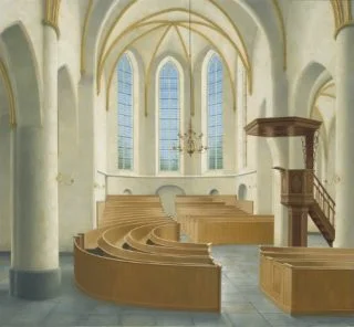 Interieur kerk Hengelo - Maarten 't Hart, 2010 (maarten-thart.nl)