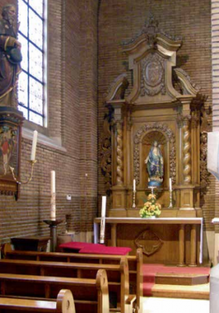 Maria-altaar.  Andreaskerk in Velden. Foto: Sander van Daal 
