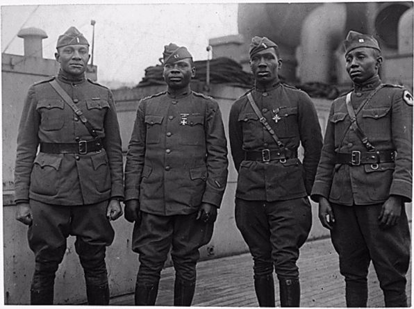 Afro-Amerikanen die dienden tijdens de Eerste Wereldoorlog - cc