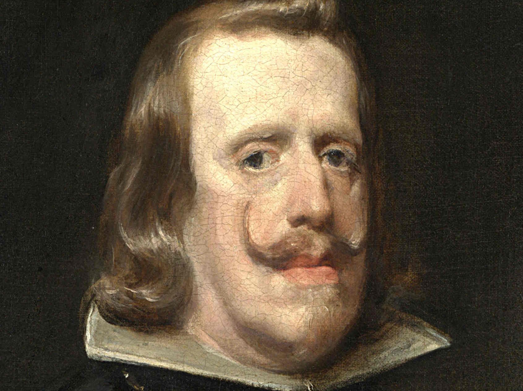 Filips IV in 1656 naar een schilderij van Diego Velazques