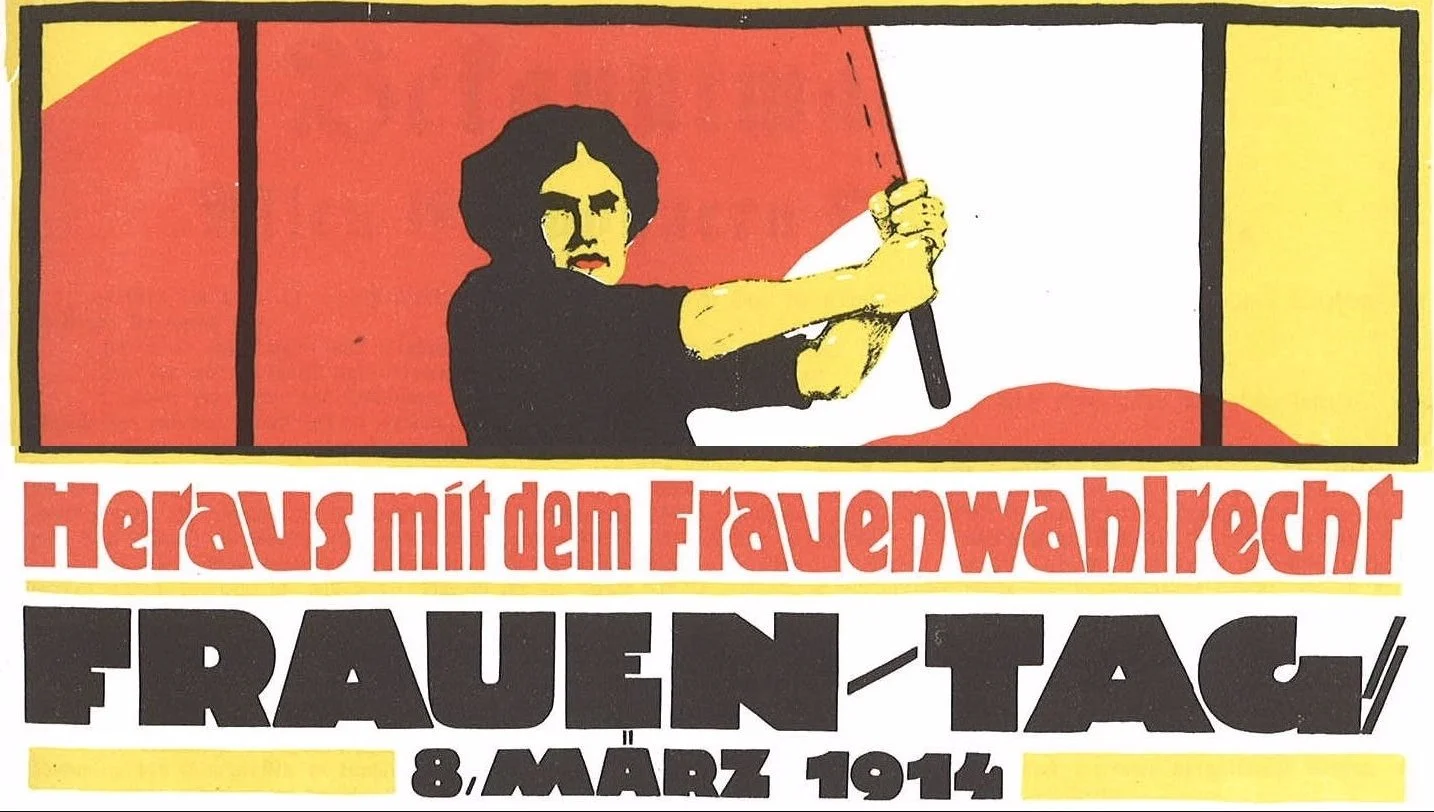 Poster voor Internationale Vrouwendag 1914