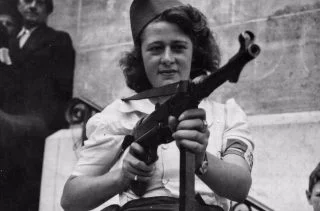 Simone Segouin, een stoere Française (U.S. National Archives)