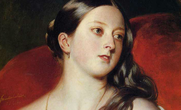 Koningin Victoria, door Franz Xaver Winterhalter (1843)