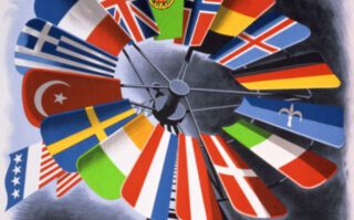 Detail van een Marshallplan-poster