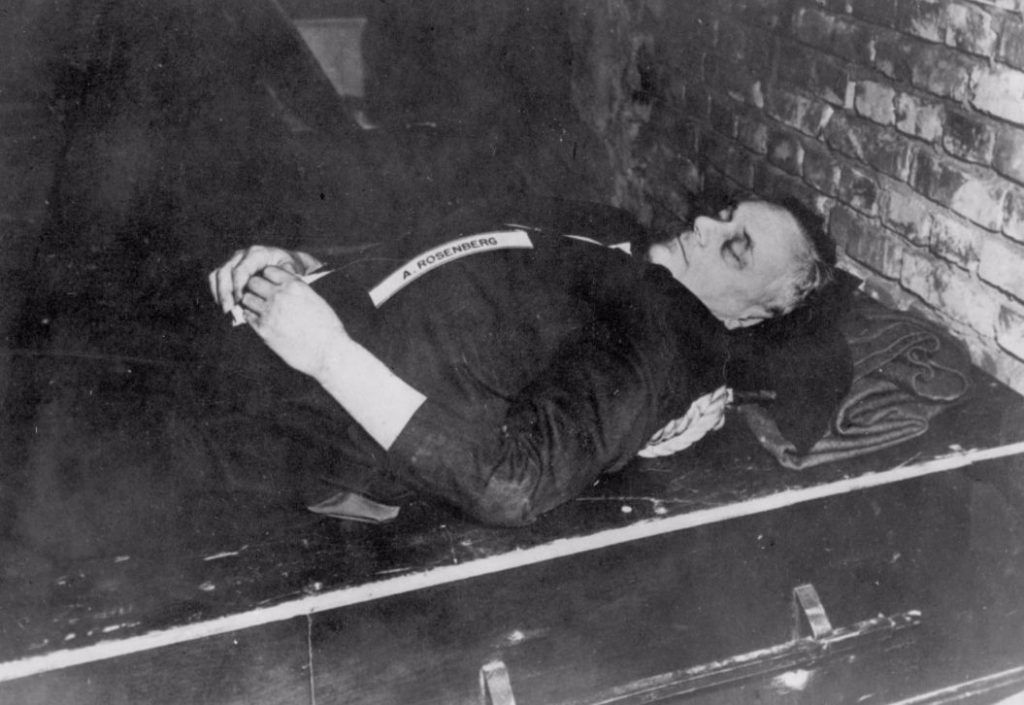 Alfred Rosenberg na zijn ophanging - cc