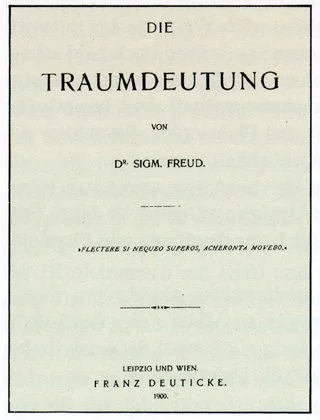 Eerste editie van 'Die Traumdeutung'