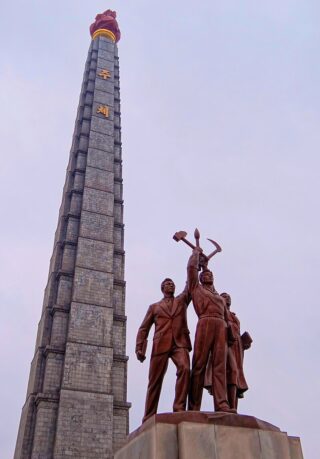 Juche-toren in Pyongyang