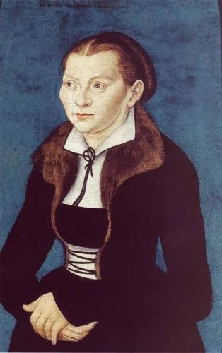 Catharina von Bora - Lucas Cranach de Oude, 1529