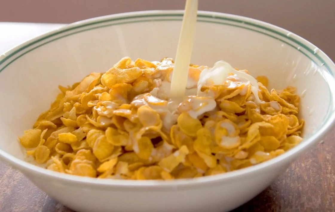 Kellog Cornflakes met melk - cc