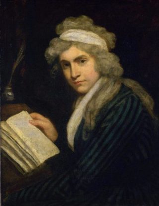 Mary Wollstonecraft in 1790-1 (John Opie)