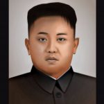 Portret van Kim Jong-Un