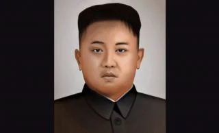 Portret van Kim Jong-Un