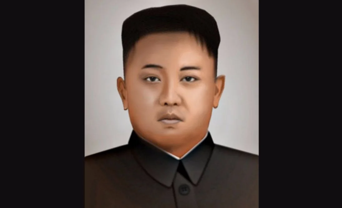 Portret van Kim Jong-Un