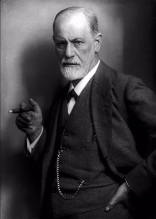 Sigmund Freud in 1921 (Foto van Max Halberstadt)