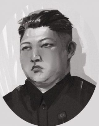 Tekening van Kim Jong-un (cc)