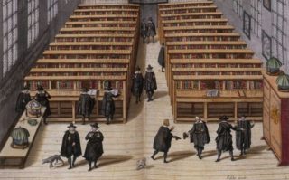 De Universiteitsbibliotheek Leiden in 1610