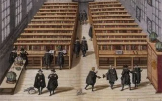 De Universiteitsbibliotheek Leiden in 1610