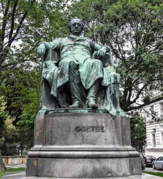 Goethe-monument in Wenen