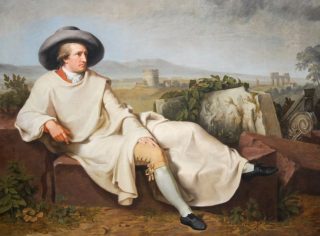 Johann Wolfgang von Goethe in Italië, door Tischbein