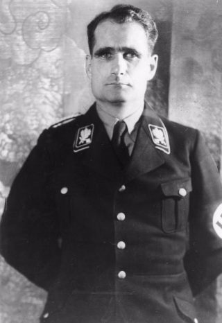 Rudolf Hess in 1935 (Bundesarchiv - cc)