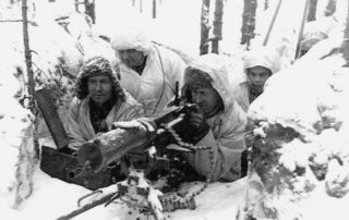 Finse militairen tijdens de Fins-Russische Winteroorlog