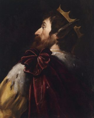Koning Midas met zijn ezelsoren (Andrea Vaccaro)