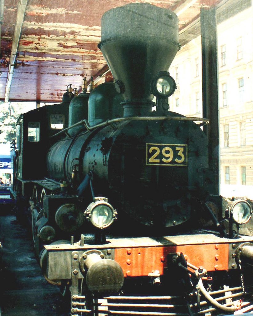 De locomotief die de treinwagon  trok waarmee Lenin terugkeerde naar Rusland - cc