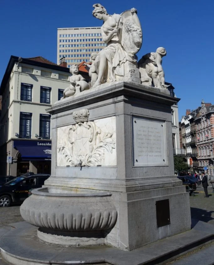 Minerva-fontein – Brussel, Belgium (cc – Daderot)