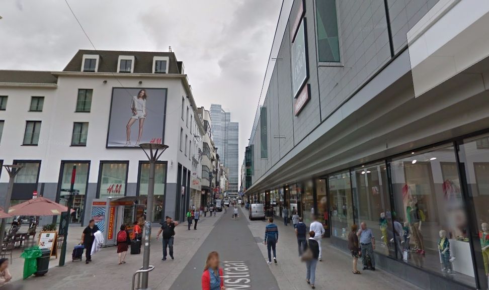 Nieuwstraat in Brussel (Google Street View)