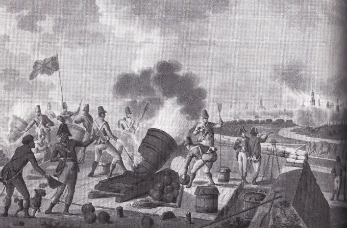 Het Britse bombardement van Vlissingen in 1809. (Tekening mogelijk van Johannes Jelgerhuis)