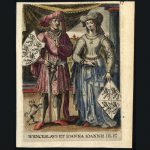 Johanna van Brabant en Wenceslas I, hoofdrolspelers in de Brabantse Successieoorlog