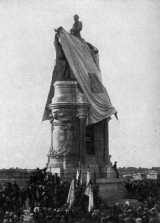 Onthulling van een standbeeld van Robert E. Lee in Richmond - 29 mei 1890