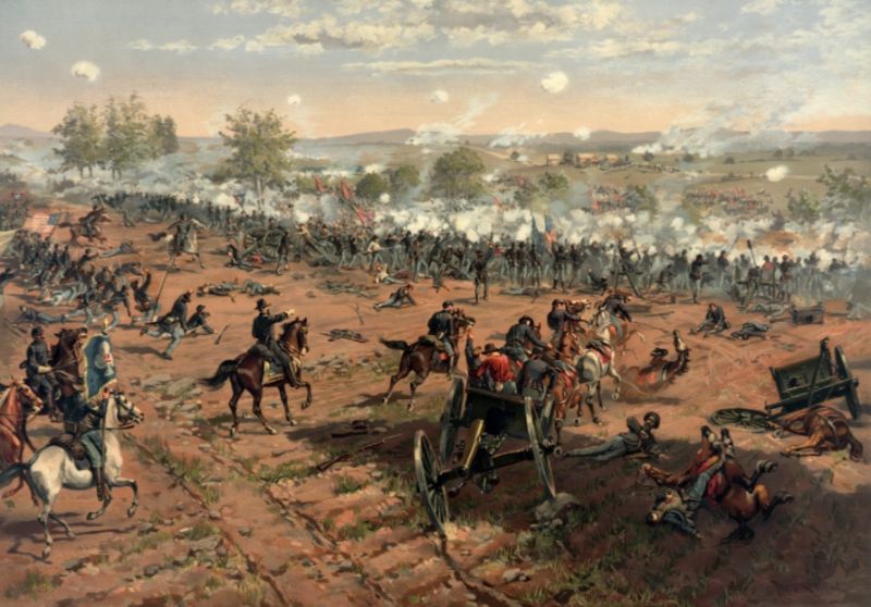 Slag bij Gettysburg (Thure de Thulstrup)