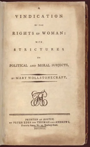 A Vindication of the Rights of Woman (1792)