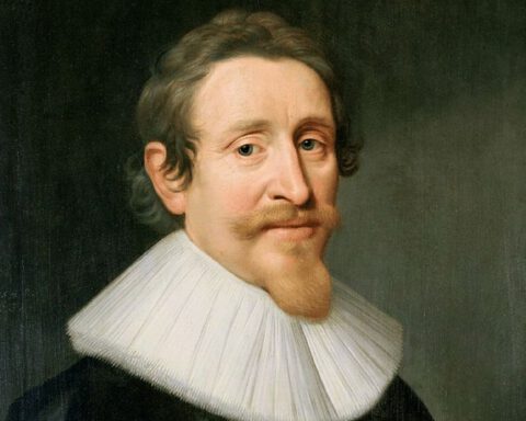 Portret van Hugo de Groot - Michiel van Mierevelt